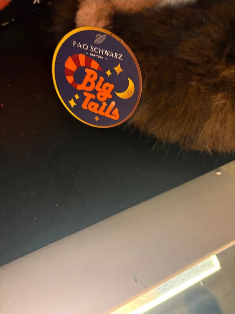 FAO Schwarz Brown Faux-Fur Fox Hat